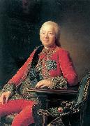 Alexander Roslin Portrait of Count N.I Panin Sweden oil painting artist